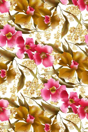 小腊梅印花华亿平台图片