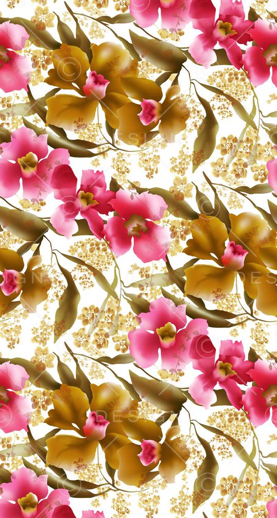 小腊梅印花华亿平台图片