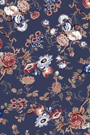 月季花印花华亿平台图片