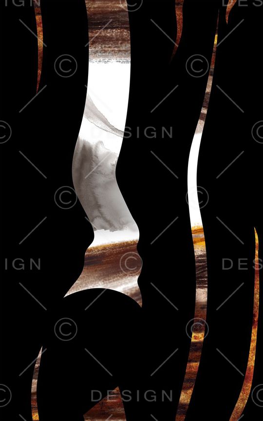 条纹印花华亿平台图片