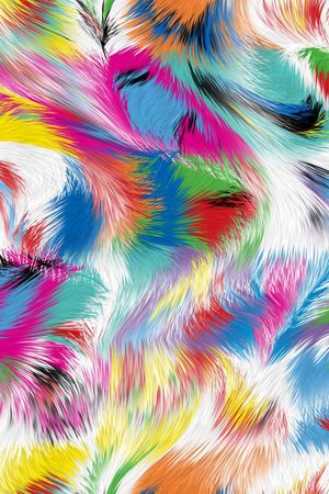 动物纹印花华亿平台图片