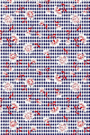 千鸟格印花华亿平台图片