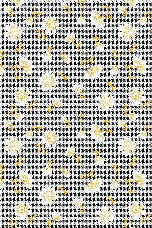 千鸟格印花华亿平台图片