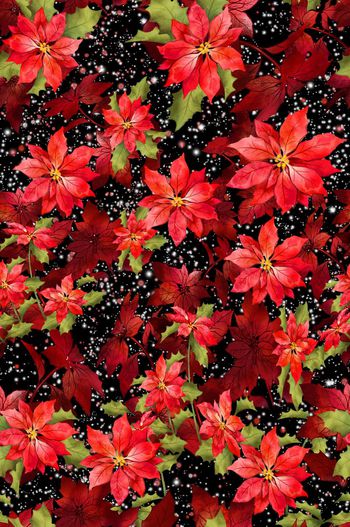 手绘花叶印花华亿平台图片