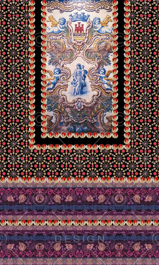 抽象印花华亿平台图片