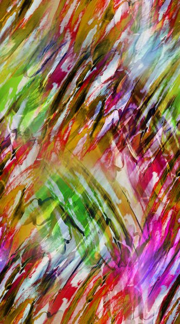 401642-数码抽象色彩系列服装 面料