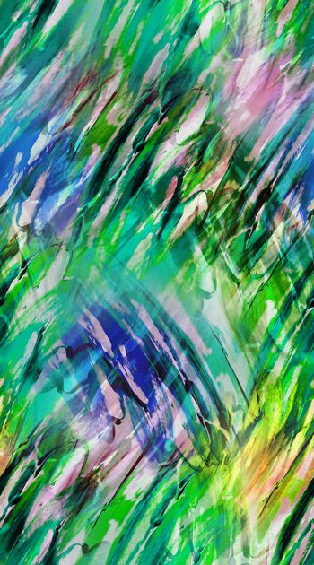 401644-数码抽象色彩系列服装 面料