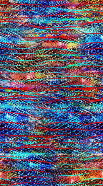 401658-数码抽象色彩系列服装 面料 