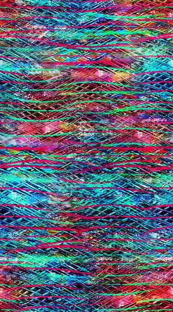 401660-数码抽象色彩系列服装 面料 