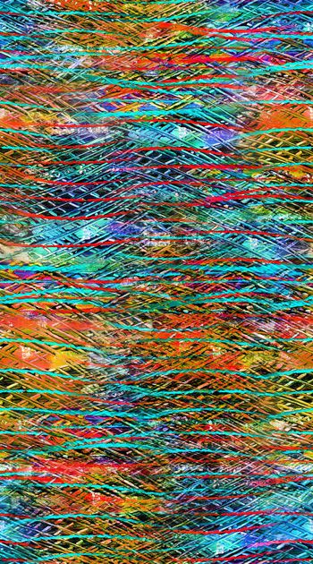 401661-数码抽象色彩系列服装 面料 