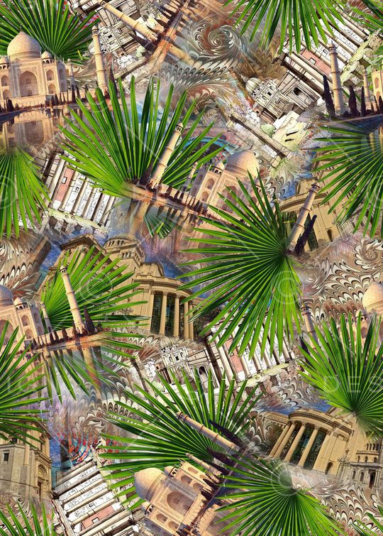 建筑印花华亿平台图片