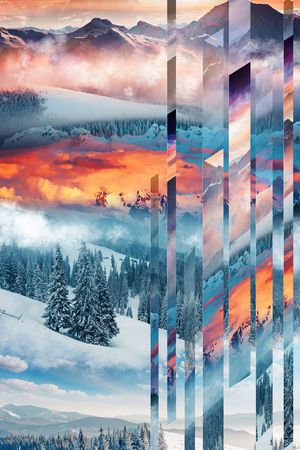 拼接印花华亿平台图片