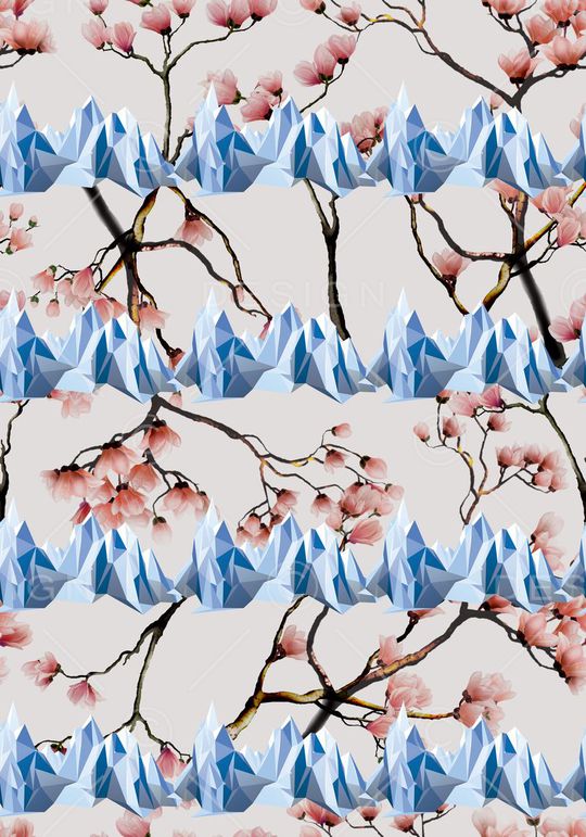 清新印花华亿平台图片