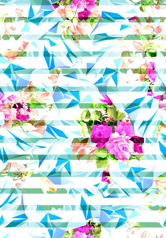 几何印花华亿平台图片