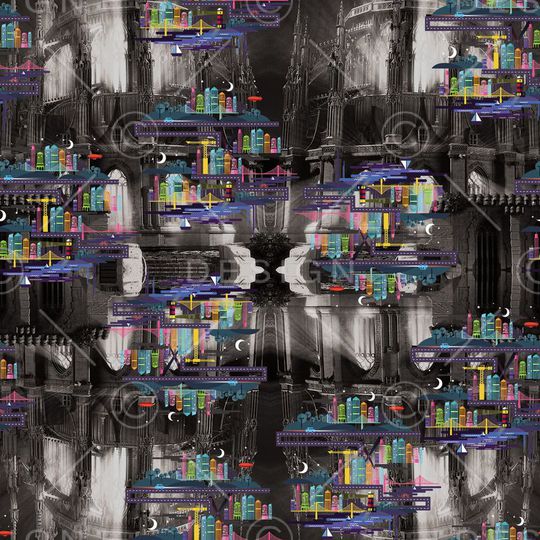 抽象印花华亿平台图片