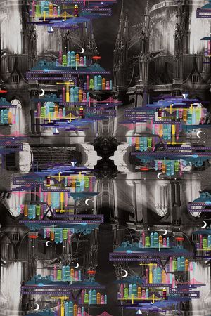 抽象印花华亿平台图片