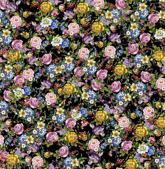 古典花印花华亿平台图片