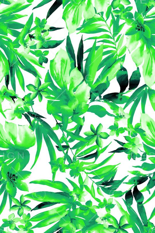 水彩效果印花华亿平台图片