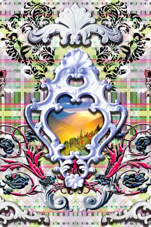 宫廷风 自然印花华亿平台图片