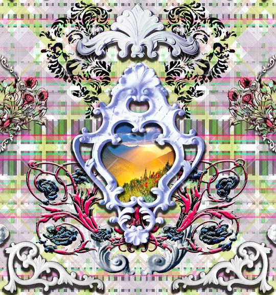 宫廷风 自然印花华亿平台图片