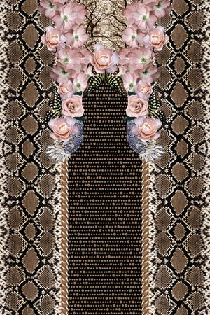 蝴蝶花印花华亿平台图片