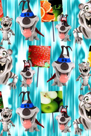 抽象印花华亿平台图片