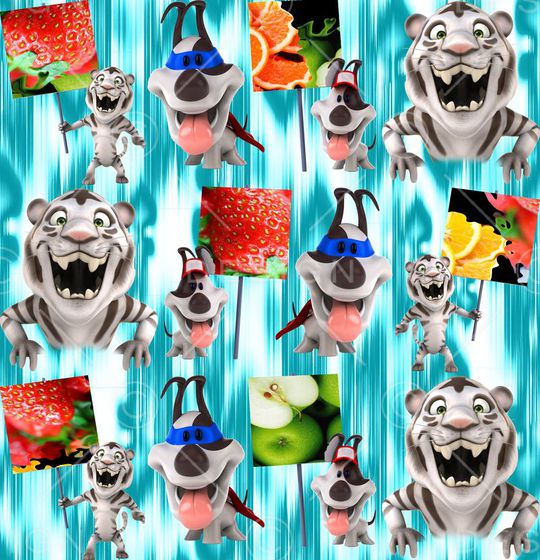 抽象印花华亿平台图片