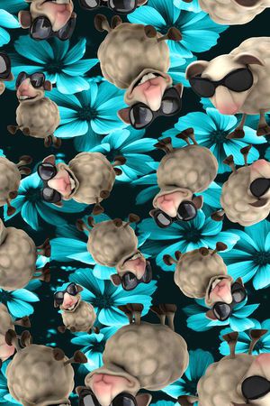 抽象印花华亿平台图片