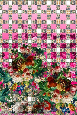 民族定位花卉印花华亿平台图片