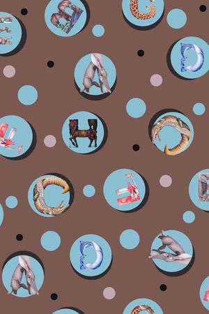 戏曲人物印花华亿平台图片