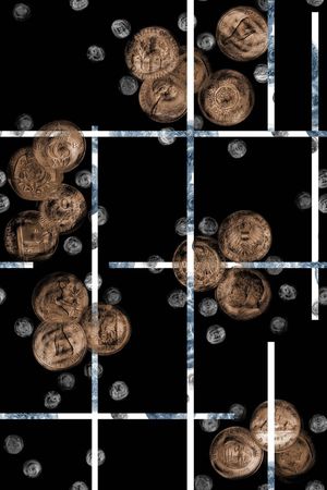 大牌简约 钱币男装女装印花华亿平台图片