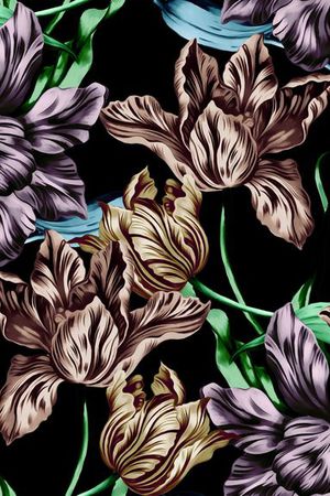 郁金香印花华亿平台图片