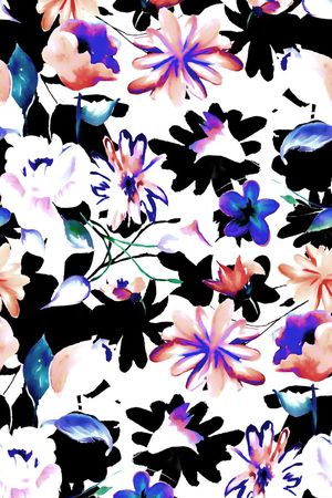 手绘印花华亿平台图片