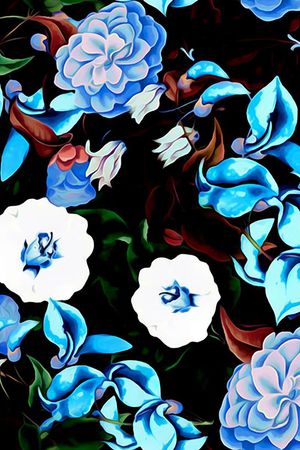 大牌走秀款印花华亿平台图片