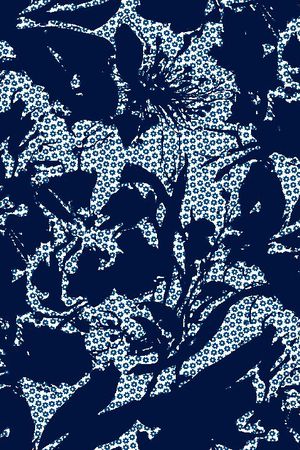 碎花印花华亿平台图片