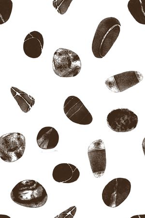 鹅卵石印花华亿平台图片