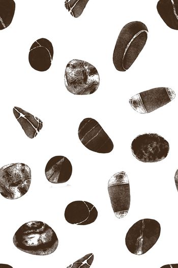 鹅卵石印花华亿平台图片