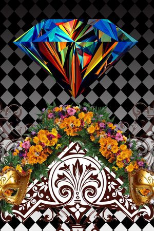 复古印花华亿平台图片