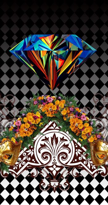 复古印花华亿平台图片