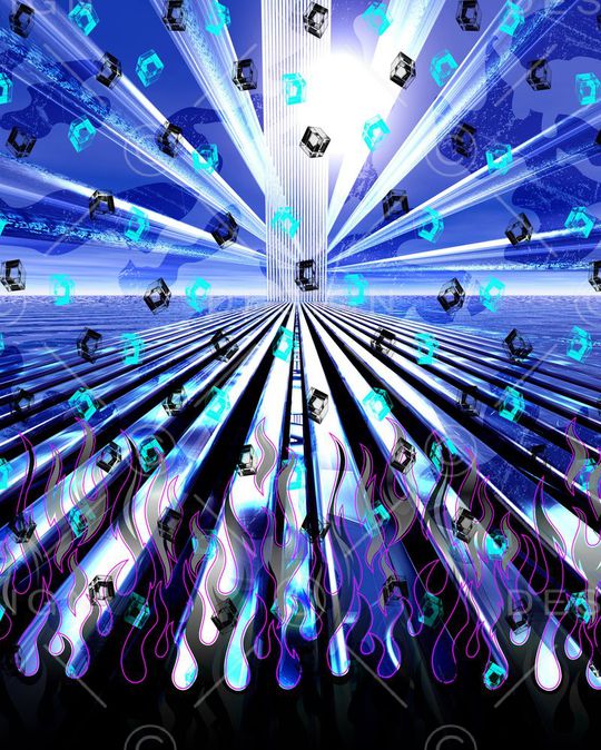 抽象印花华亿平台图片