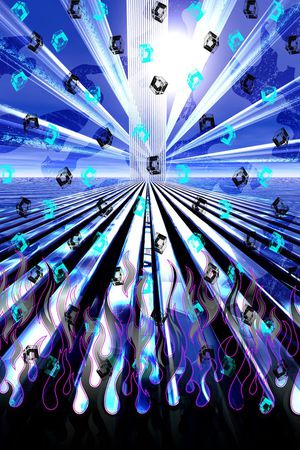 抽象印花华亿平台图片