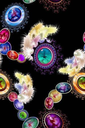 流行时尚印花华亿平台图片