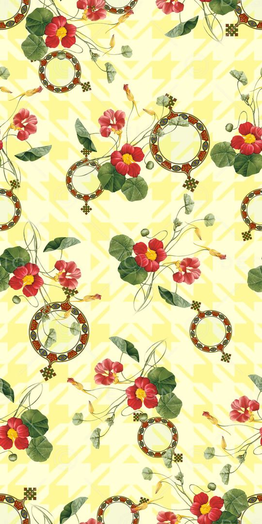 简约清新印花华亿平台图片