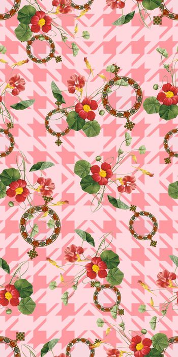 402597-简约清新 小花 服装 面料