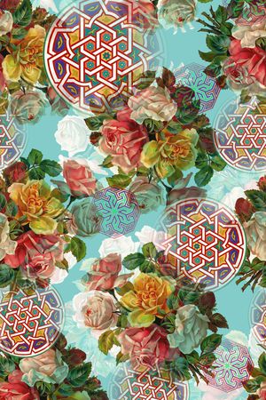 简约印花华亿平台图片