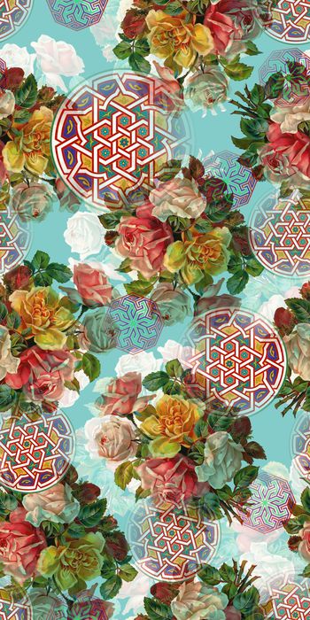 402605-简约清新 小花 服装 面料