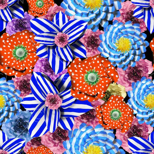 抽象印花华亿平台图片