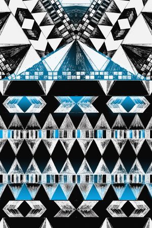 几何元素印花华亿平台图片