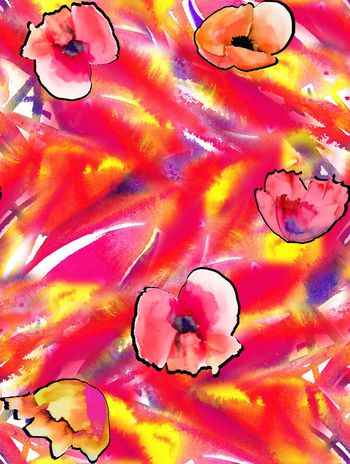 402736-香奈儿2015春夏走秀系列之水彩