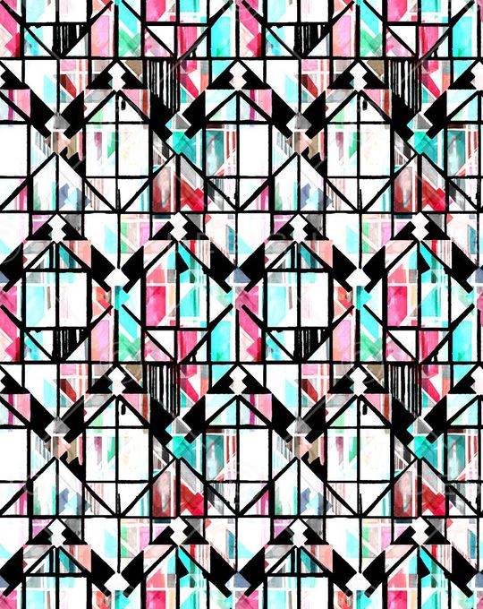 抽象印花华亿平台图片